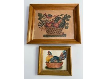 Vintage Folk Art By V. Clark