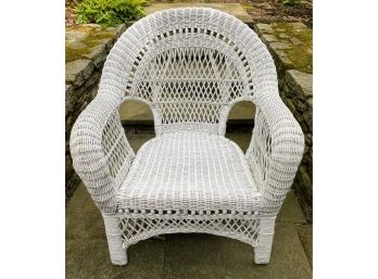 White Wicker Chair