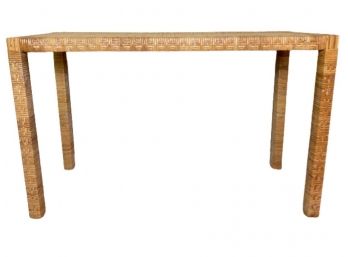 Rattan Console