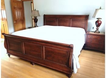Durham Furniture King Sleigh Bed - Fairfield Pickup