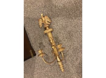Federal Style Ormolu Candle Wall Sconce - Weston Pickup