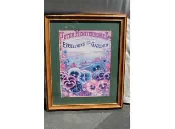 Very Nice Peter Henderson & Co. - 'Everything For The Garden' Print