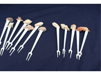 Vintage Shell Cocktail Skewers