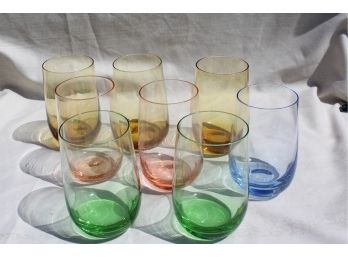 MCM Serveware Colored Glass - 6 Oz. Glasses (8)