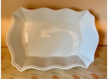 Denmark White Vitrified Porcelain Dish