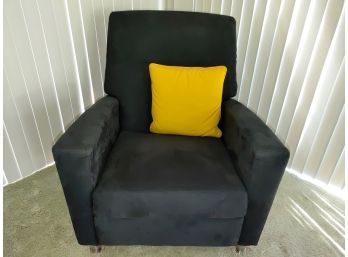 Black Microsuede IKEA Recliner