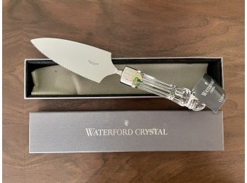 Waterford Crystal Handled Pie/Cake Cutter, New In Box