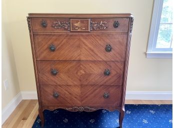 1920's Vanleigh Furniture Highboy Chest Of Drawers