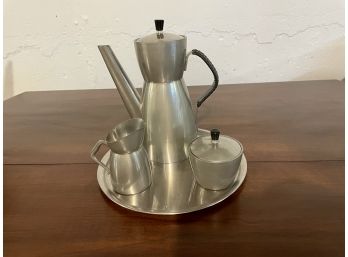 Norwegian Brodrene Mylius Pewter Coffee Service