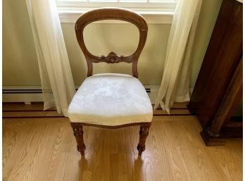 Victorian Walnut Balloon Back Chair (circa 1860)