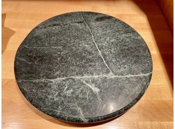 Verdigris Marble Round Lazy Susan