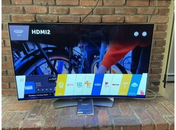 Newer Curved LG 55' OLED 1080p Smart TV - Model 55EG9100