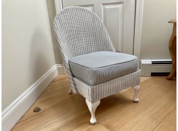 Vintage Lloyd Loom Wicker Nursery Chair, Made In England