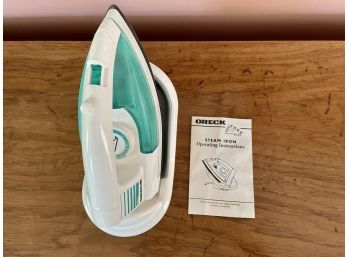 Oreck Cord Free Steam Iron Model TX850, Never Used