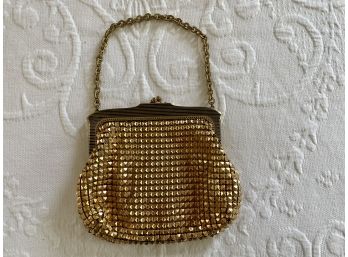 Vintage Whiting & Davis Gold Mesh Evening Bag