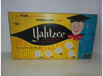 Vintage 1967 ES Lowe YAHTZEE Board Game No 950