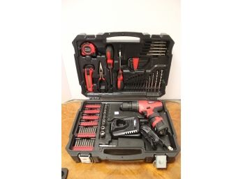 Hyper Tough Tool Set With 12V Drill And More