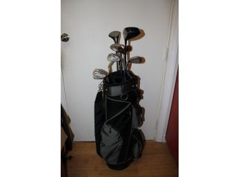 Guinness Viper Golf Bag With Mixed Lot Clubs