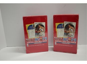 Two Sealed Boxes NBA HOOPS Basketball Trading Cards 1990-1991 Season