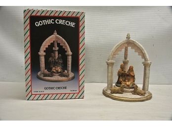 Vintage 1989 Ron Gordon Designs Gothic Creche Nativity