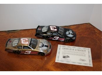 Brookfield Collectors Guild NASCAR DALE EARNHARDT Foundation 1:24  2 Car Set With COA