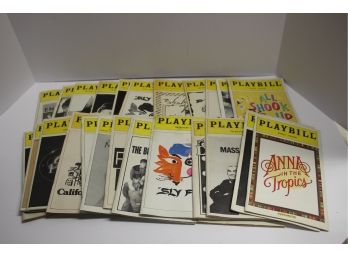 Vintage Mixed Lot Of 27 Broadway & Off Broadway Theater Playbills