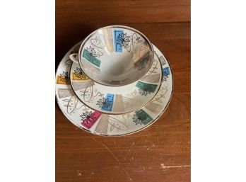 Vintage Schiring Bavaria Cup, Saucer And Side Plate