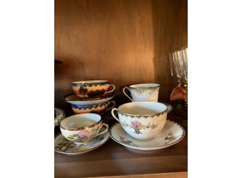 Vintage Japanese TeaCups And Saucers (Nippon And Noritake)