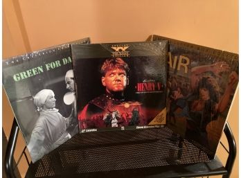 Lot Of Three (3)( Opened Laserdiscs