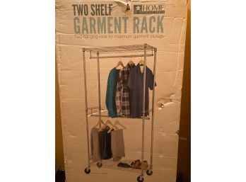 Two Shelf Garment Rack (NIB)