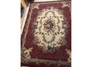 Grand Legacy Cameo Rose Burgundy Area Rug