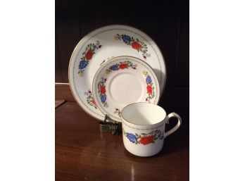 Vintage Aynsley Cup, Saucer And Side Plate