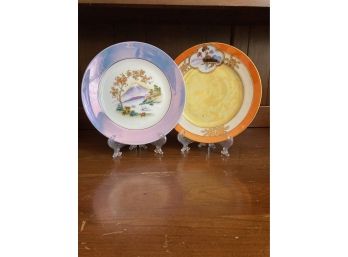 Vintage Japanese Lustre Plates - Noritake And Nippon