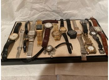 Assorted Lot Of Men's And Ladies Watches