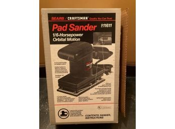 Sears Pad Sander