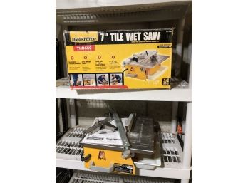 Tile Wet Saw THD550 Workforce Minimal Use