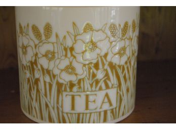 Tea Container Hornsea England Fleur 4.5x6