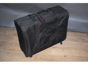 Medium Rolling Pull Style Collapsible Tumi Suitcase 24x20x9