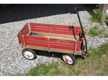 Red Wagon Radio Flyer 36 X 16.5 X 19.5 Town And Country