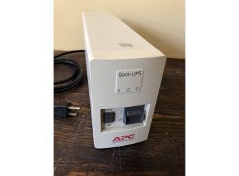 APC Backups 400 3.25x6x13 Powers On Unknown Battery Condition