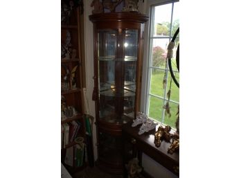 Corner Display Case Cabinet