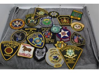 Mostly Police Patches Lot