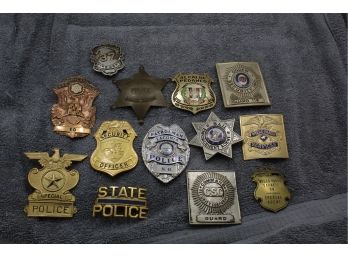 Mostly Obsolete Police Security Badges