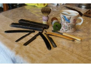 Antique Shaving Collectibles Lot