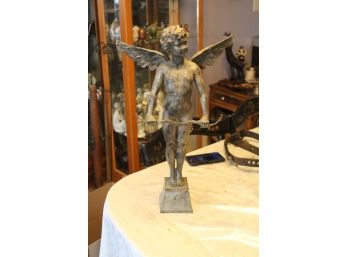 Cast Iron Statue Of Eros God Of Love