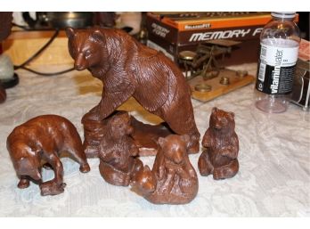 Red Mill Manufacturing Carved Bears