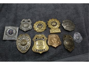 Mostly Obsolete Police Security Badges