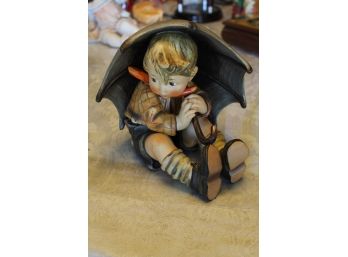 Large Hummel Umbrella Boy Figurine