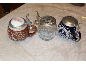 3 Beer Steins