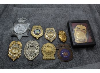 Mostly Obsolete Security Police Badges